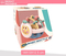 Wholesale Montessori Silicone Activity Ball Custom Rattle Teether Educational Baby Toys