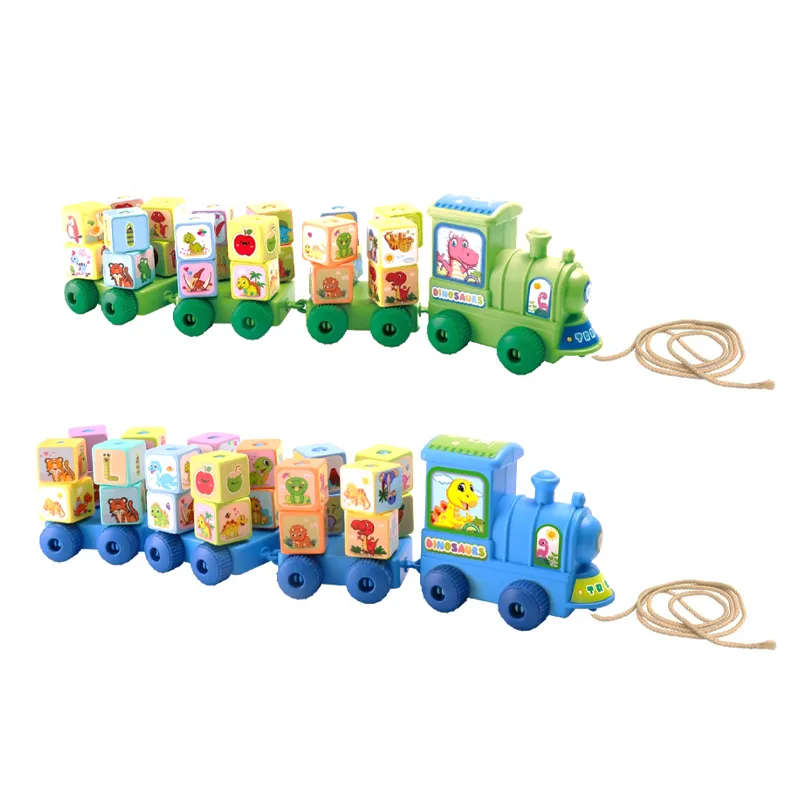 Wholesale Creative Montessori Educational Plastic DIY Building Block Toy