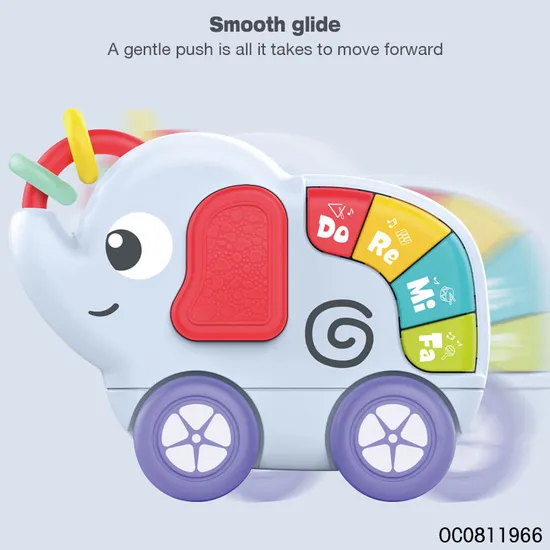 Cartoon Elephant Rattle Sensory Toys Montessori for Babies Girl Toys
