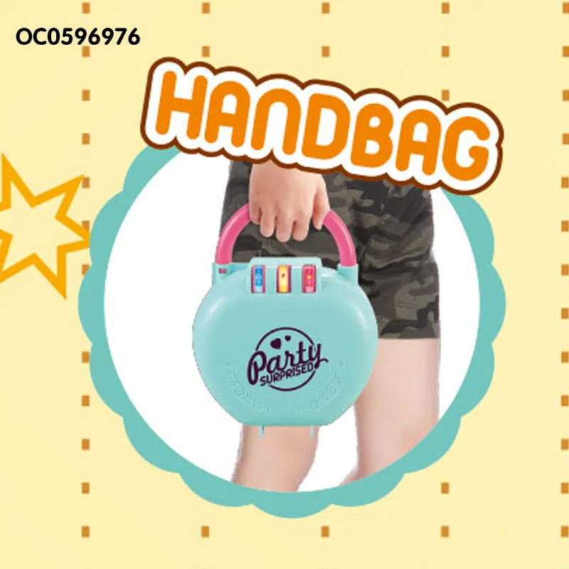Wholesale Kids Portable Makeup Sets Cosmetics Girls Pretend Make up Hand Bag Play Set Toy