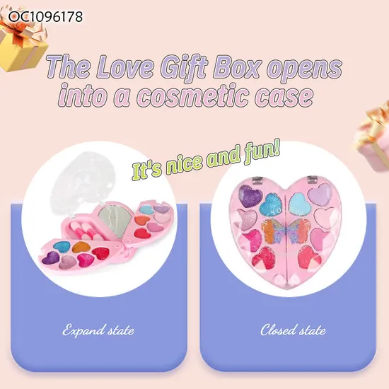 Wholesale Fashion Make up Girls Beauty Makeup Design Nail Polish Art Kit Toy Gift Sets for Kids Girls