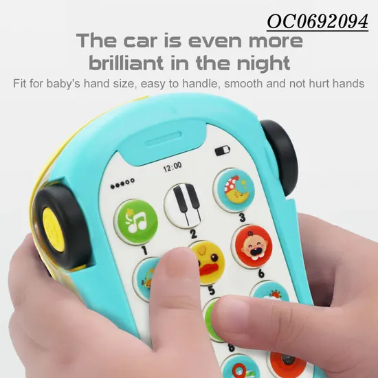 Montessori Toy Sensorial New Baby Mobile Phone Toy Hand Rattle Toy
