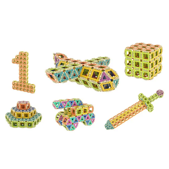 Wholesale Educational Montessori 850PCS Plastic Dly Building Block Toy for Kids
