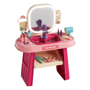 Wholesale Fashion Pretend Cosmetic Make up Play Kids Makeup Kit Beauty Fashion Dressing Mirrors Modern Dressing Table Toys