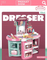 Wholesale Girls Beauty Cosmetic Make up Mirror Table Portable Makeup Toy with Light
