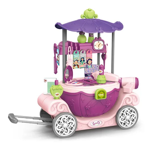 Wholesale 6in1 Multifunction Small Fashion Beauty Portable Makeup Make up Beauty Girl Set Toy for Kids