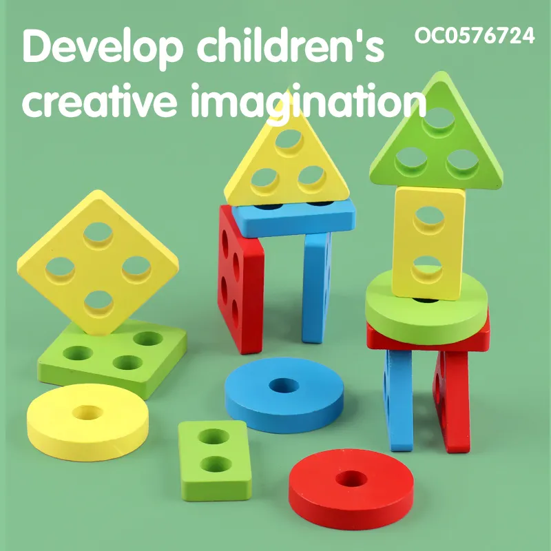Wholesale Popular DIY Learning Educational Sensorial Montessori Materials Wooden Magnetic Toy for Kids