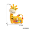 Wholesale Cartoon Keyboard Musical Piano Baby Montessori Sensory Rainbow Keyboard Toy with Flashing Light