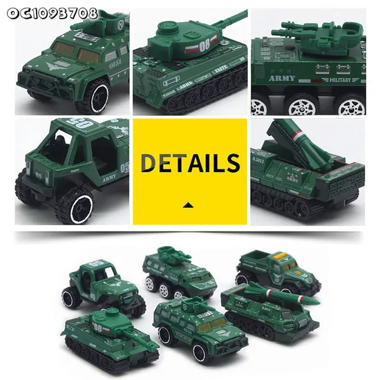 Wholesale 1: 64 Scale Diecast Construction Models Freewheel Cars Green Metal Vehicle Toy for Hot Selling