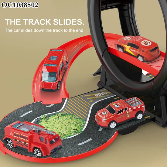 Wholesale Children Diecast Metal Track Parking Car Kids Race Track Toys Alloy Car
