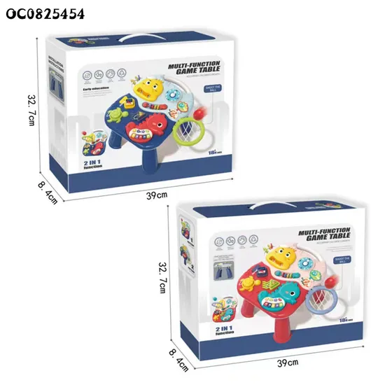 Wholesale Childhood Interactive Education Montessori Baby Basketball Hoop Electronic Game Table Toy