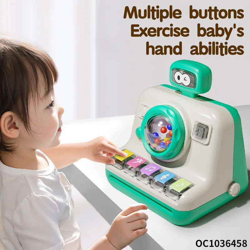 Wholesale Sensory Toy Musical Instruments Kids Toys Educational Learning Baby Piano with Light