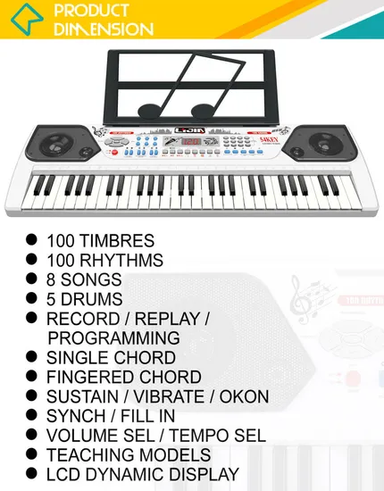 Wholesale Interactive Musical Plastic Piano Toy Keyboard Music Electronic Organ