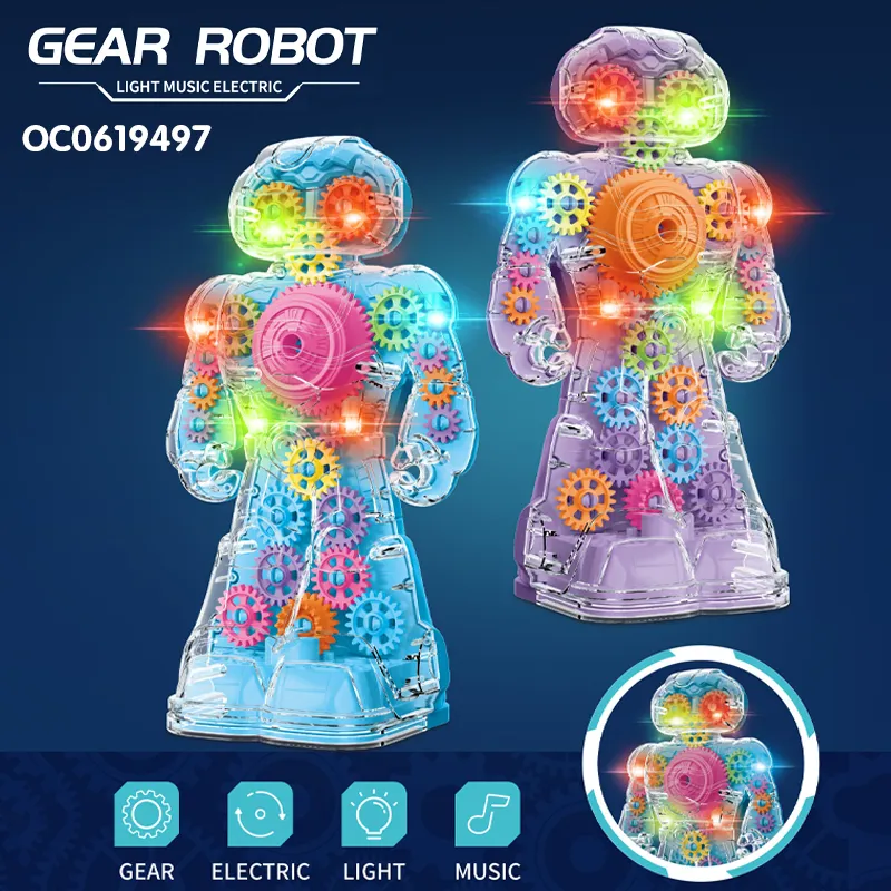 Wholesale Intelligent Electrical Walking Electric Kids Toys Robot with Light Music