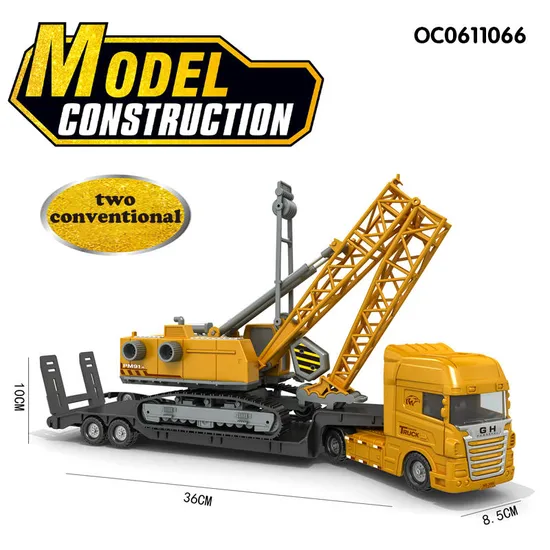 Wholesale Children Miniature Scale Construction Friction Kids Plastic Toy Car Model