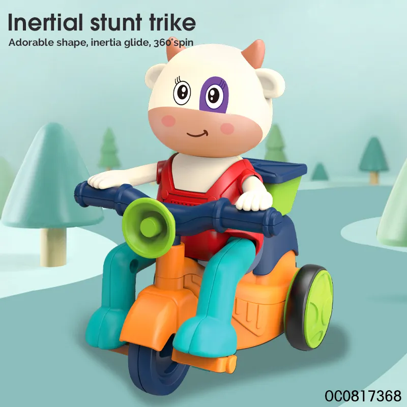 Wholesale Miniature 360 Friction Stunt Cheap Children's Cartoon Animal Toys Car