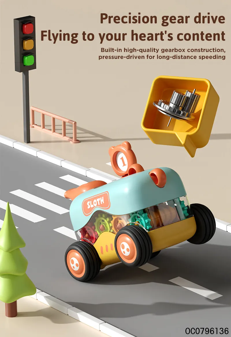 Wholesale Plastic Friction Mini Super Car Educational Toys for Kids