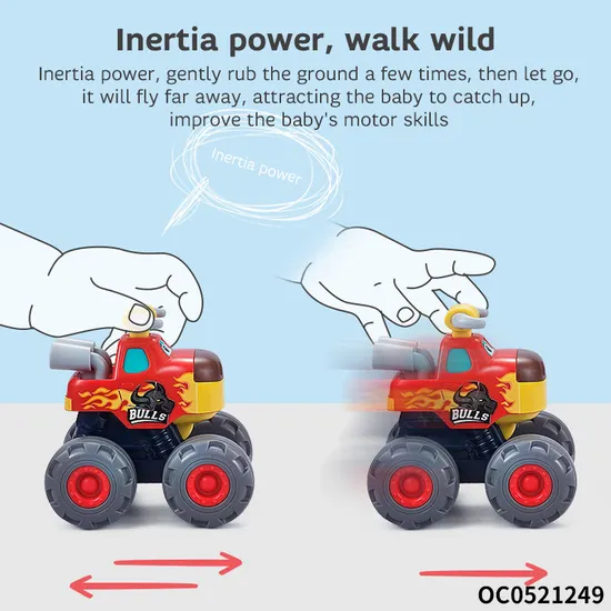 Wholesale Baby off Road Truck Friction Push and Go Shark Super Cars Toy