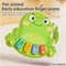Wholesale Baby Kids Musical Educational Animal Farm Electronics Music Piano Light-up Keyboard Toy for Christmas Birthday