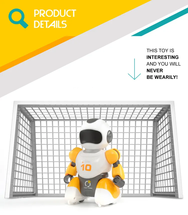 Wholesale Plastic New Wireless Charger Remote Control Football Game Educational Electronic Toy Robot for Boys