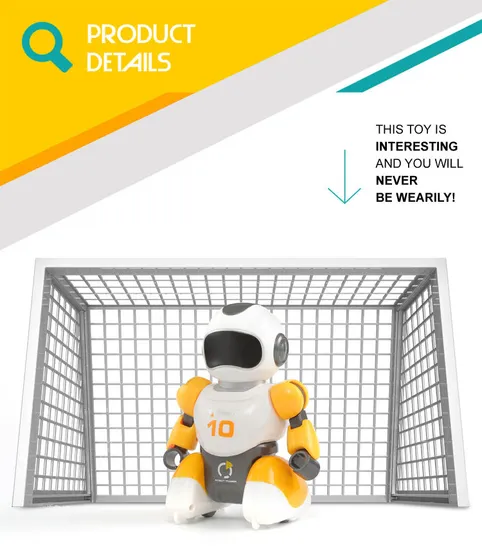 Wholesale Plastic New Wireless Charger Remote Control Football Game Educational Electronic Toy Robot for Boys