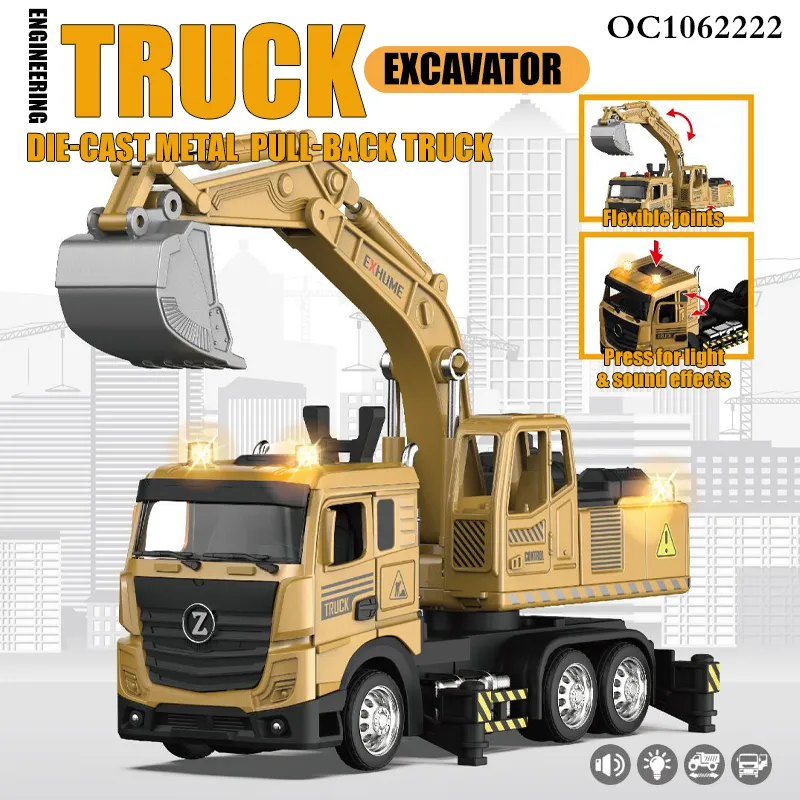 Wholesale Model Scale Diecast Lighted up Diecast Toys Mini Cars Trucks for Sale