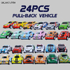 Wholesale 26PCS Diecast Cars Small Mini City Mats Children's Toy Car for Kids