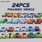 Wholesale 26PCS Diecast Cars Small Mini City Mats Children's Toy Car for Kids