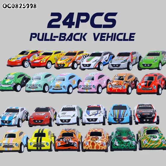 Wholesale 26PCS Diecast Cars Small Mini City Mats Children's Toy Car for Kids