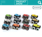 Wholesale 12 Pieces Small Diecast Miniature Children Metal Toy Car