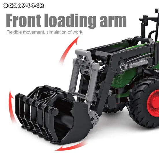 Wholesale Kids Mini Miniature Freewheel Plastic Model Car and Truck Slide Kits Farmer Car