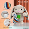 Wholesale Sensory Toy Animals Cute Bunny Custom Plush Long Ear Rabbit Stuffed Doll