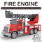 Wholesale Construction 1: 18 Scale Friction Educational Folding Fire Toy Models Truck
