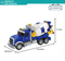 Wholesale Plastic Friction Super Truck Educational Construction Toys with Light Sound