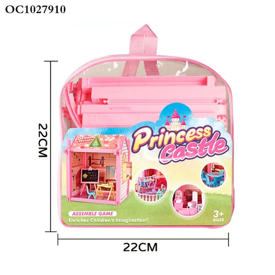 Wholesale Plastic Doll House Kitchen Miniatures Dream Dollhouse for Girls Pretend