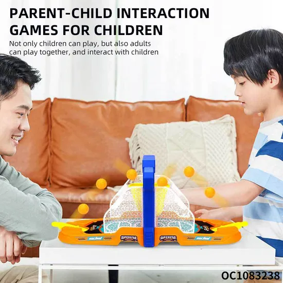 Wholesale Family Interactive Board 2 Players Fighting Fun Toy Games Basketball Ball Hoop Game for Kids