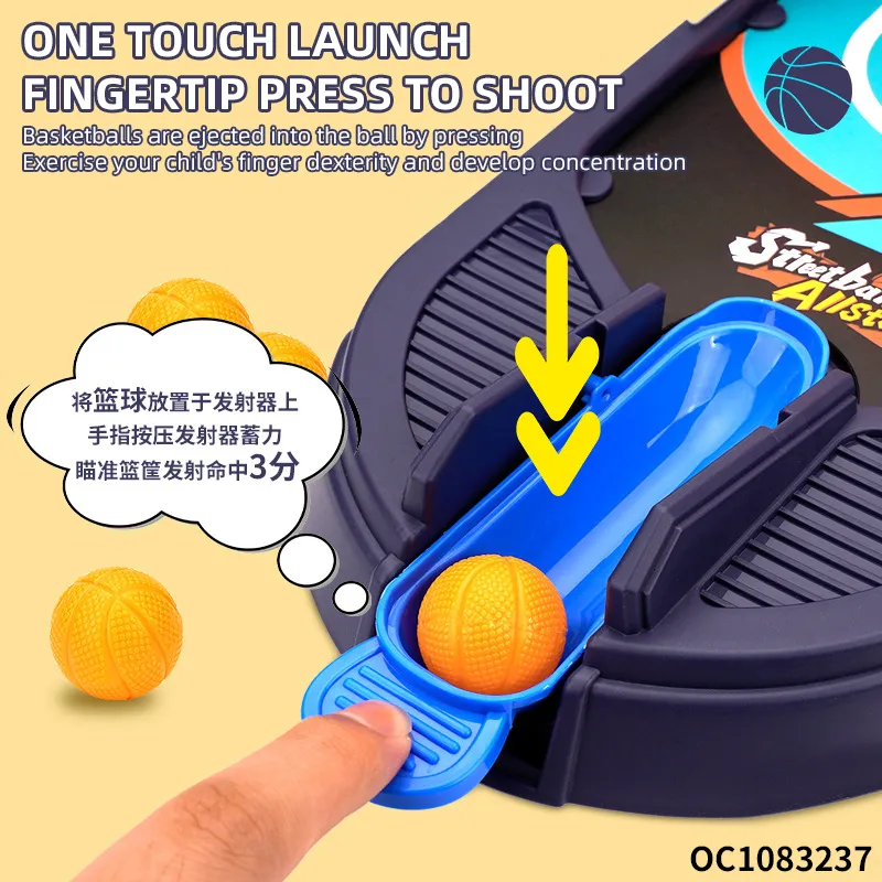 Wholesale Interaction Games Plastic Hoop Toys Basketball Football Shooting Family Games for Parents and Children