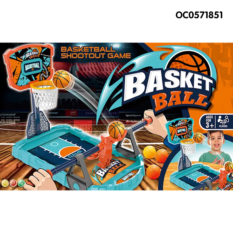 Wholesale Montessori Baby High Quality Indoor Kids Basketball Board Mini Game Table Toy
