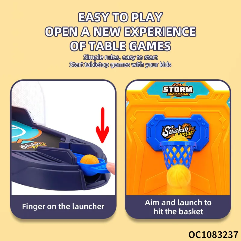 Wholesale Interaction Games Plastic Hoop Toys Basketball Football Shooting Family Games for Parents and Children