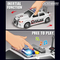 Wholesale Plastic Children Mini Friction Car Toys Model for Kids with Light Sound