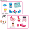 Wholesale Portable Preschool DIY Miniature Children Small Plastic Toys Fold up Mini Doll House