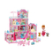 Wholesale Baby Pink Girls Room Doll House Furniture Living Plastic Children House Play Room Gifts Set for Children