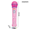 Wholesale Instrument Children's Karaoke Handheld Music Wireless Microphone with Light