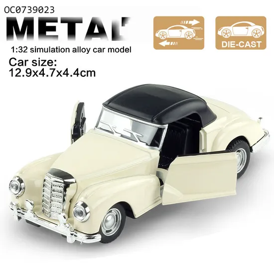 Wholesale Diecast 1: 32 Classic Children's Mini Die Cast Metal Car Toy for Kids