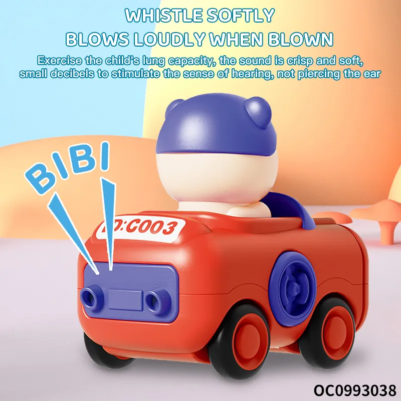 Wholesale Cheap 12PCS Plastic Mini Cute Friction Funny Cartoon Car Animals Toy for Kids