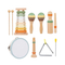 Wholesale Happy Plastic Music Instrument Set Toy Kids Educational Hand Drum