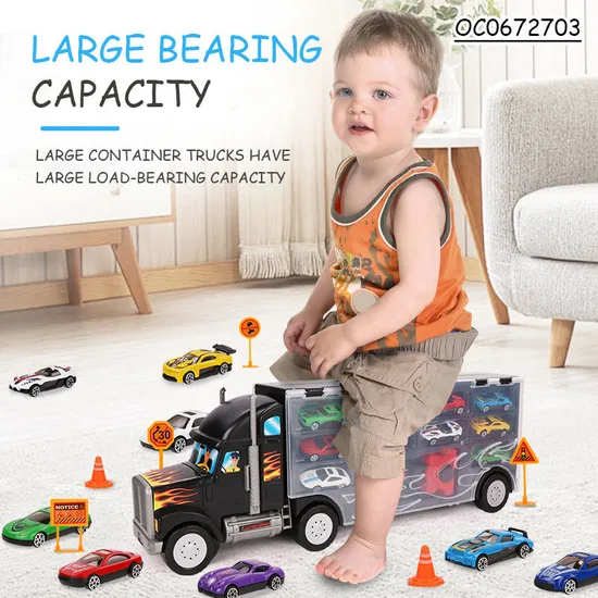 Wholesale Diecast Children Truck Metal Diecast Model Set Mini Metal Car Toy for Kids