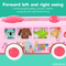 Wholesale Plastic Friction Custom Cartoon Plastic School Bus Model Toys for Kids