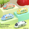 Wholesale Kids Small Toys Mini Double Pull Back Car Subway Plastic Car Model Toys