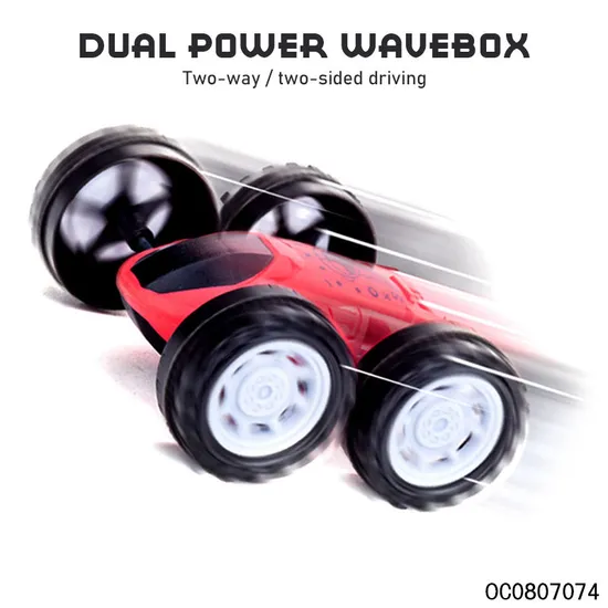 Wholesale 12 Pieces Baby Plastic Friction 360 Rotating Stunt Children's Toy Car